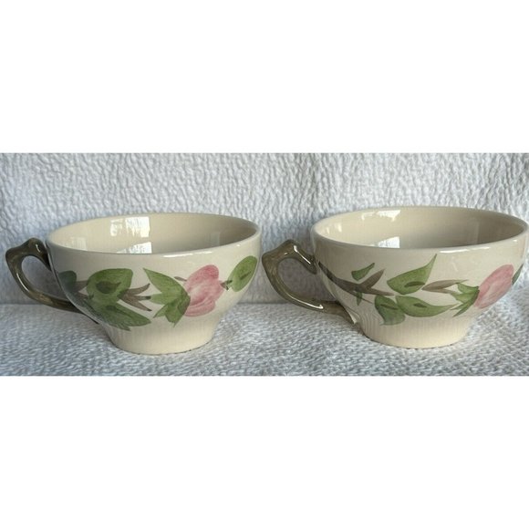 Vintage Franciscan Dinnerware (2) Desert Rose Coffee Cups Made In England EUC - Picture 11 of 11